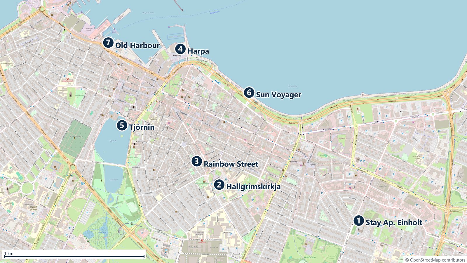 Route map for Sunday 20